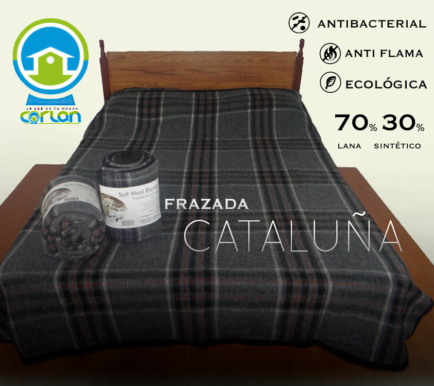 Frazada Premium "Cataluña" 1.60 x 2.00 mts.